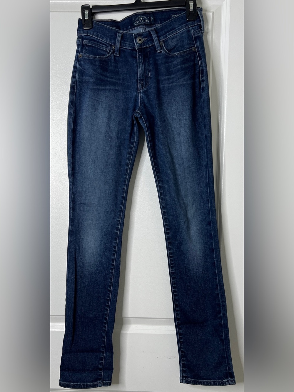 Lucky Brand Brooke Straight Dark Wash Premium Italian Stretch Jeans Size 0/25